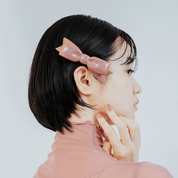 【予約販売商品】Ribbon Hair Barrette - L -