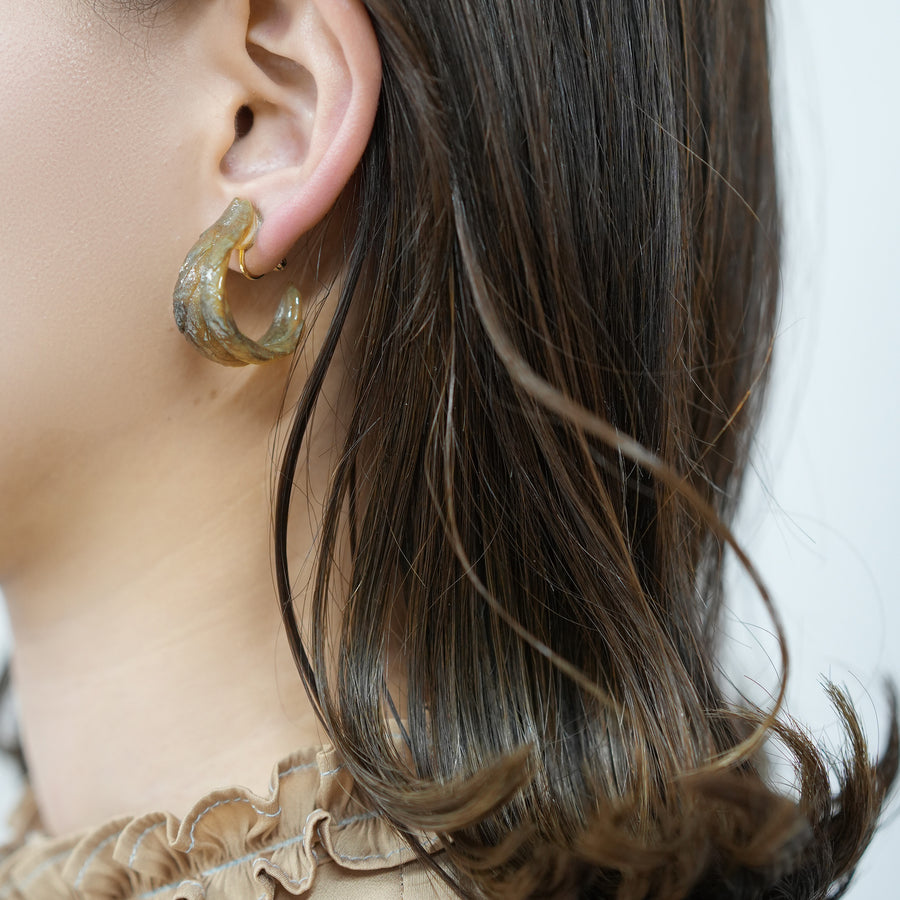 Ash  leaf earrings