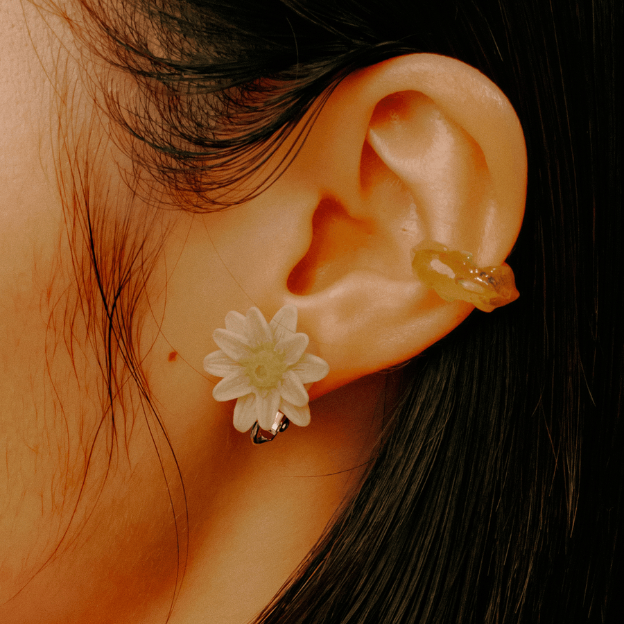 【予約販売商品】Water lily earrings - S -