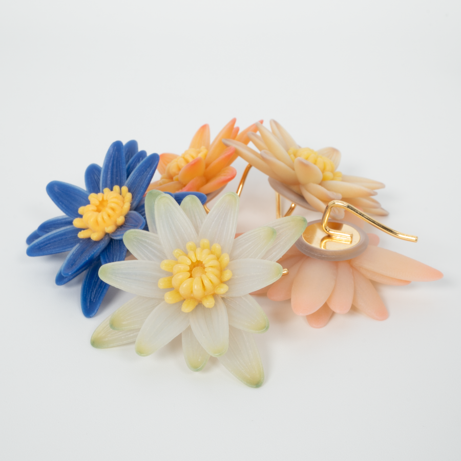 【予約販売商品】Water lily hair cuff - L -