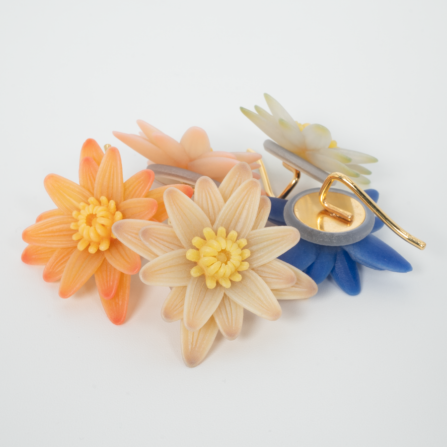 【予約販売商品】Water lily hair cuff - M -