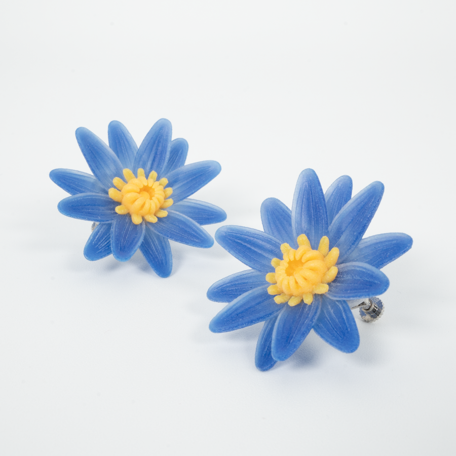 【予約販売商品】Water lily earrings - M -