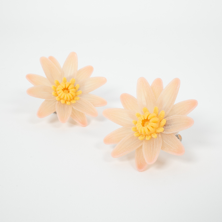 【予約販売商品】Water lily earrings - M -