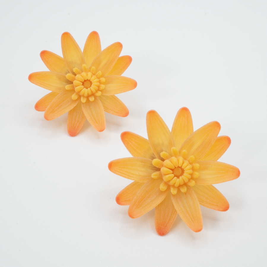 【予約販売商品】Water lily earrings - M -