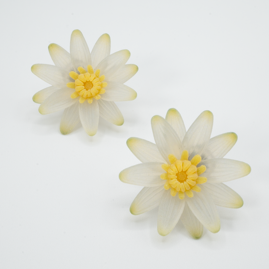 【予約販売商品】Water lily earrings - M -