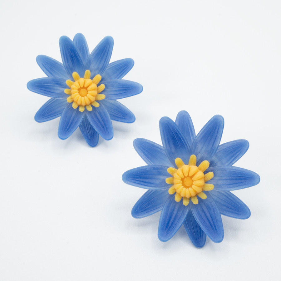 【予約販売商品】Water lily earrings - M -