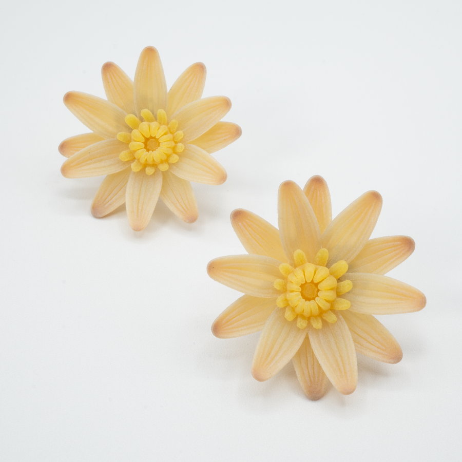 【予約販売商品】Water lily earrings - M -