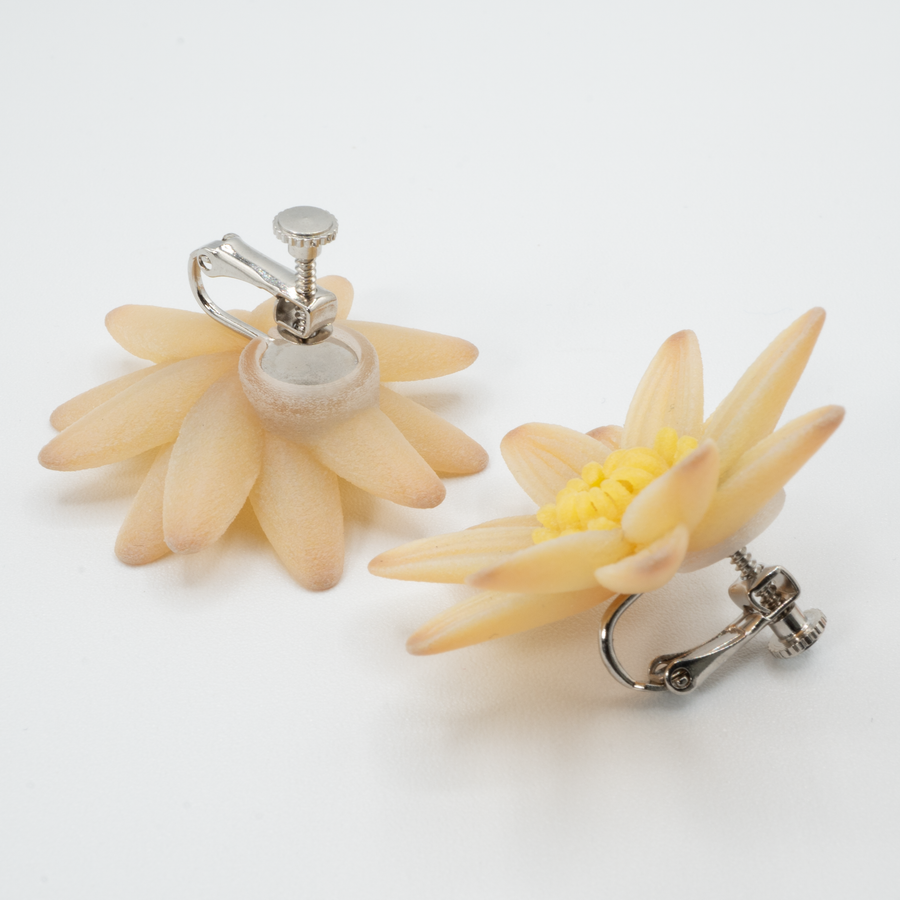 【予約販売商品】Water lily earrings - M -