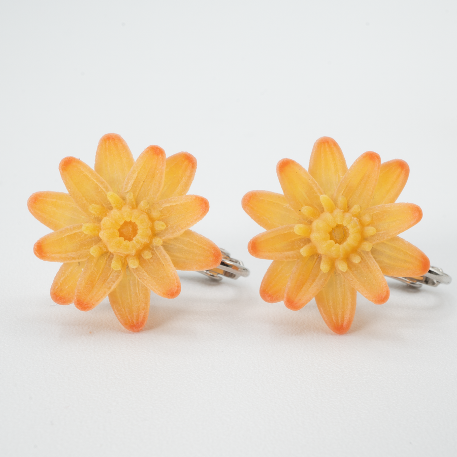 【予約販売商品】Water lily earrings - S -