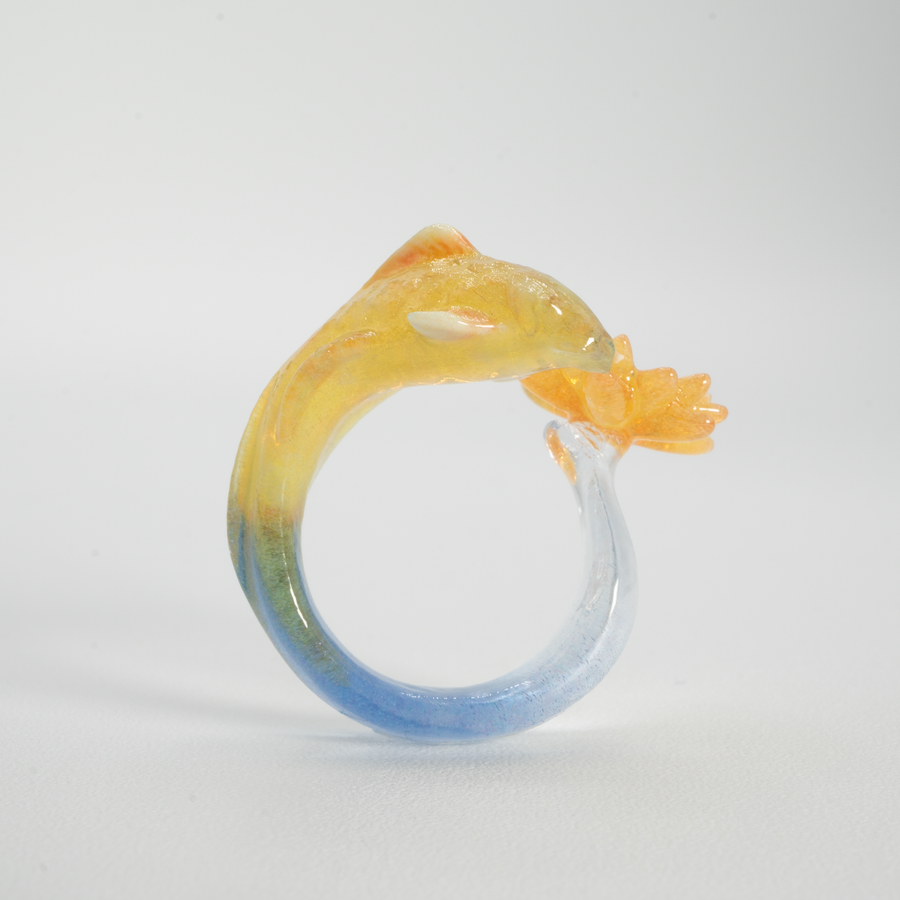 【予約販売商品】Fish & Water lily ring