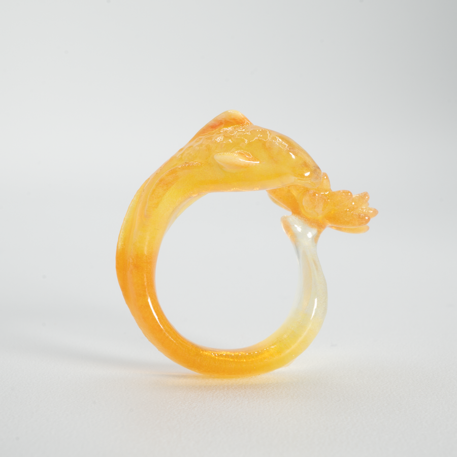 【予約販売商品】Fish & Water lily ring