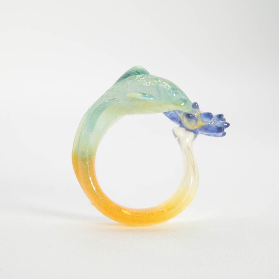 【予約販売商品】Fish & Water lily ring