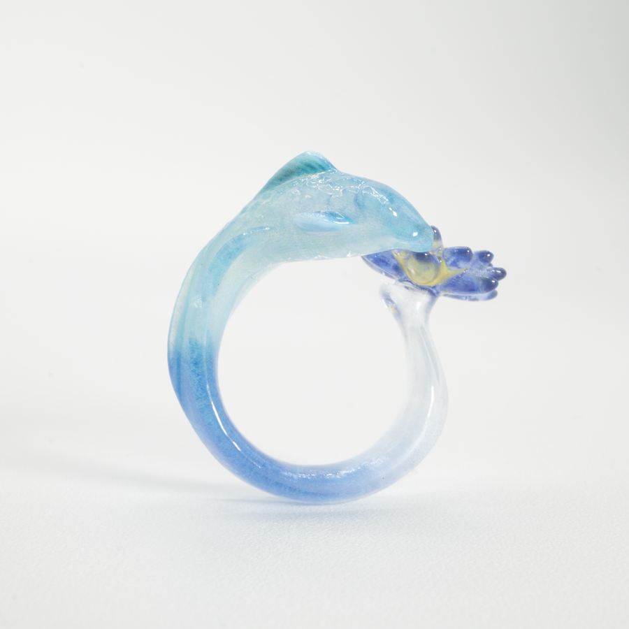 【予約販売商品】Fish & Water lily ring