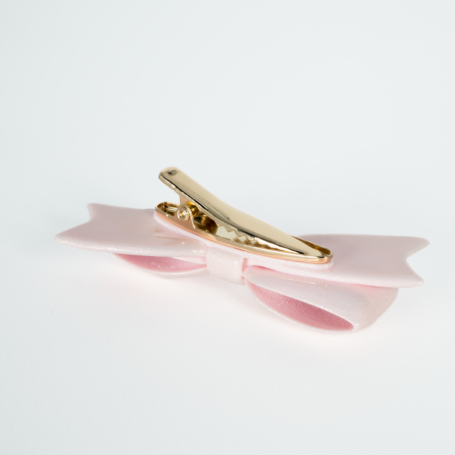 【予約販売商品】Ribbon Hair Barrette - mini -