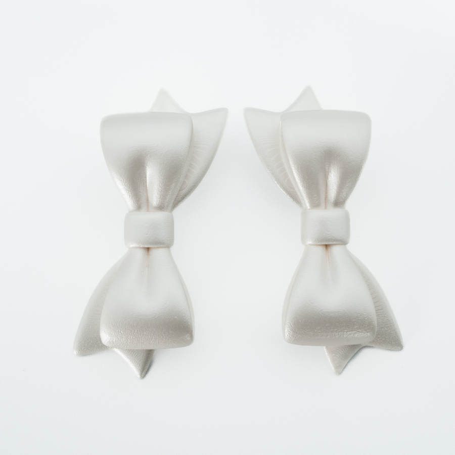 【予約販売商品】Ribbon Earrings Ⅱ - L -