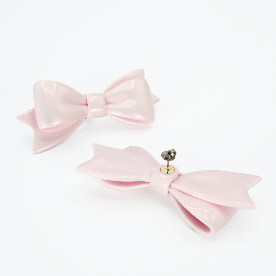 【予約販売商品】Ribbon Earrings Ⅰ - L -