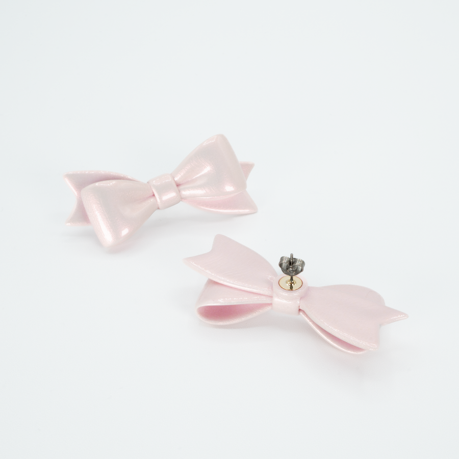 【予約販売商品】Ribbon Earrings Ⅰ - M -